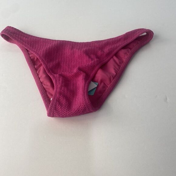 Seafolly Women's High Cut Pant‎ Bikini Bottom Swimsuit Pink SIZE 12 New - Picture 3 of 11